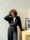 Олімпійка зіпер – Чорний (100904)<span class="description"></span> – Gallery Image 15